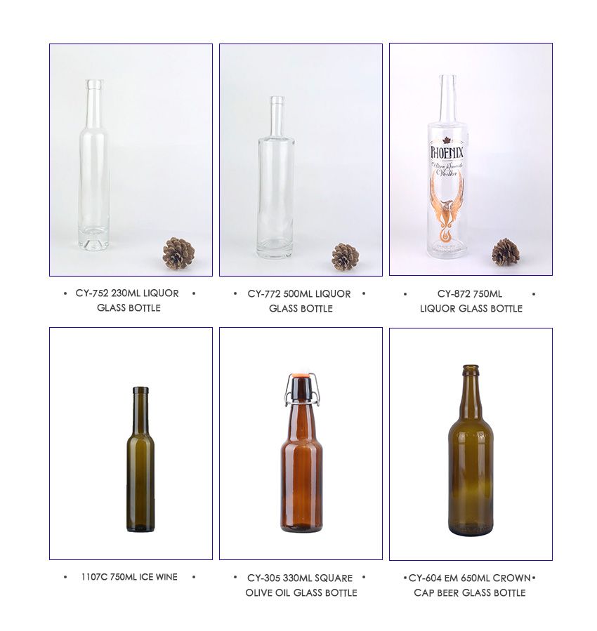 380ml Liquor Glass Bottle CY-755-Related Products