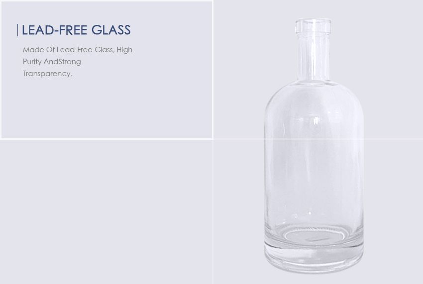 500ml Liquor Glass Bottle CY-759-Lead-Free Glass