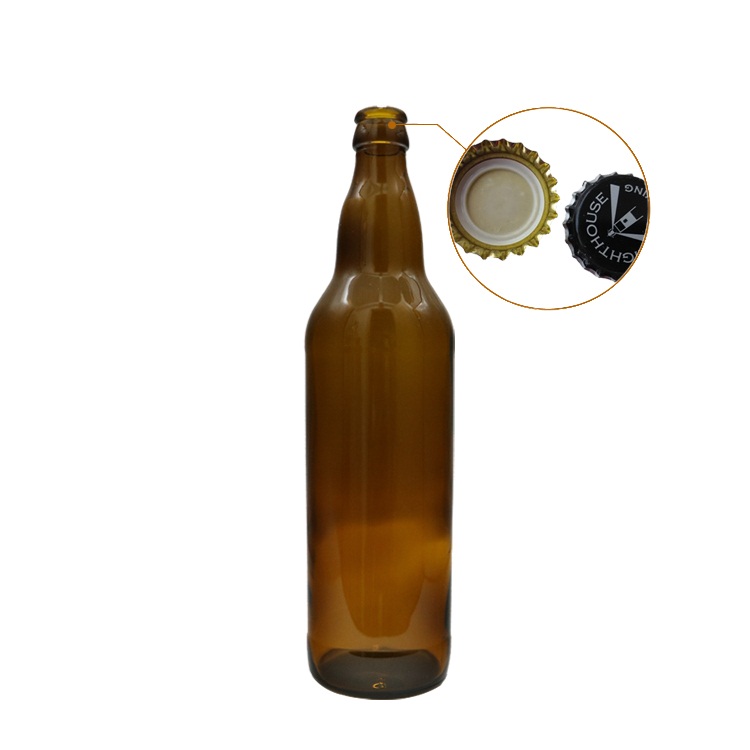 Wholesale 40 oz empty beer bottle with cap