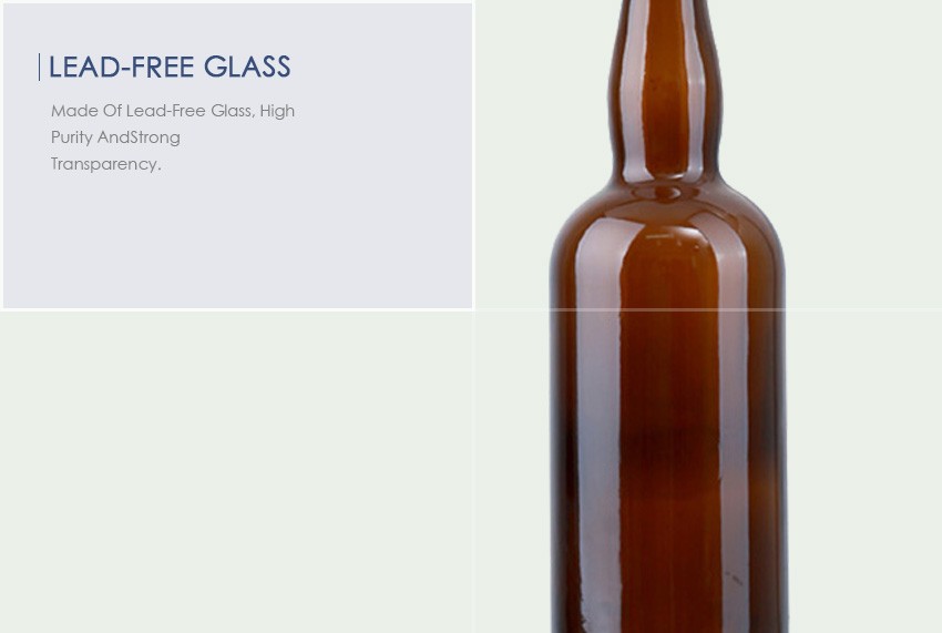 500ml Crown Cap Beer Glass Bottle CY-505 - Lead-free glass