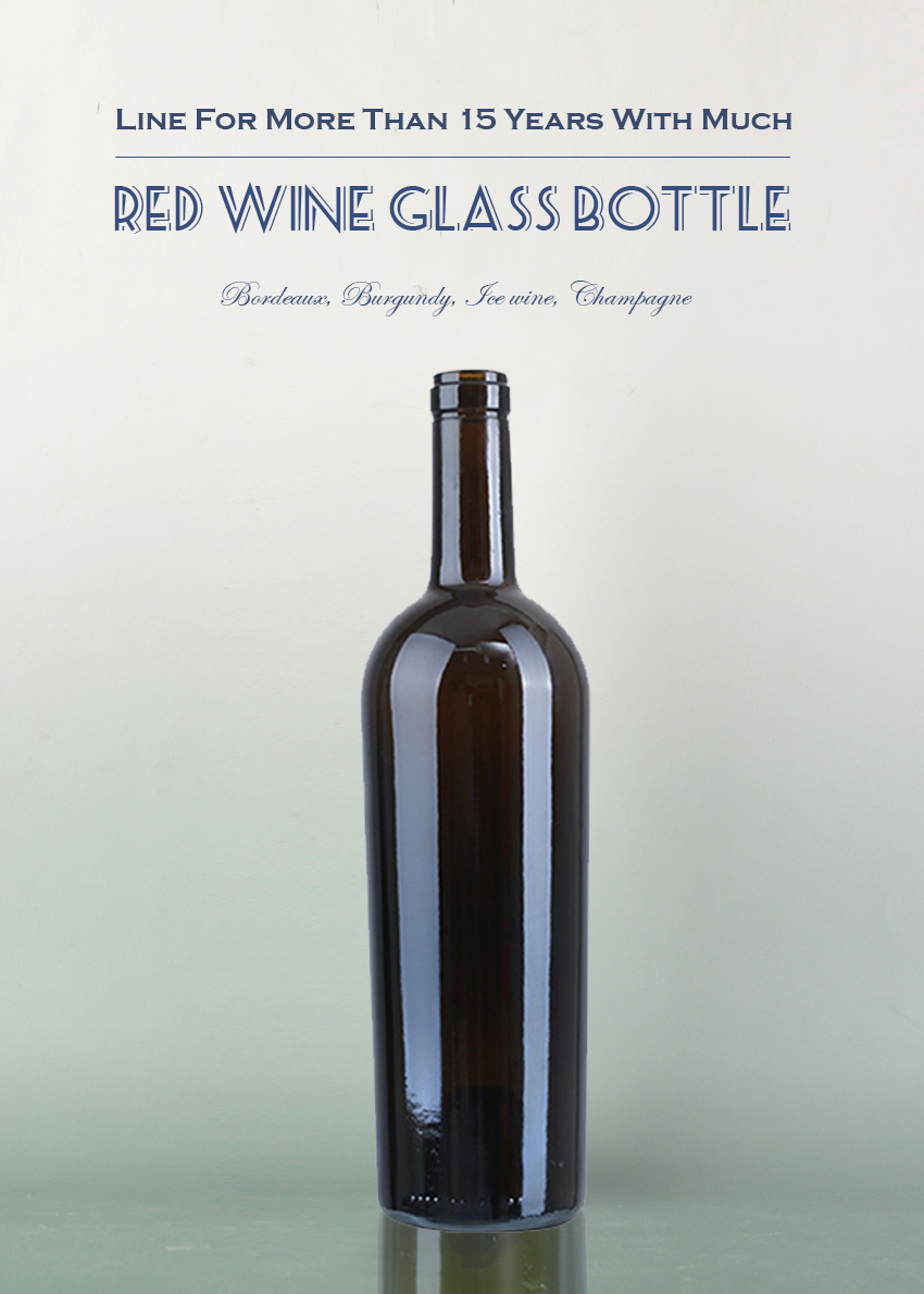 750ml Bordeaux Red Wine Glass Bottle 1731k 