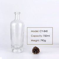 750ml Liquor Glass Bottle CY-840