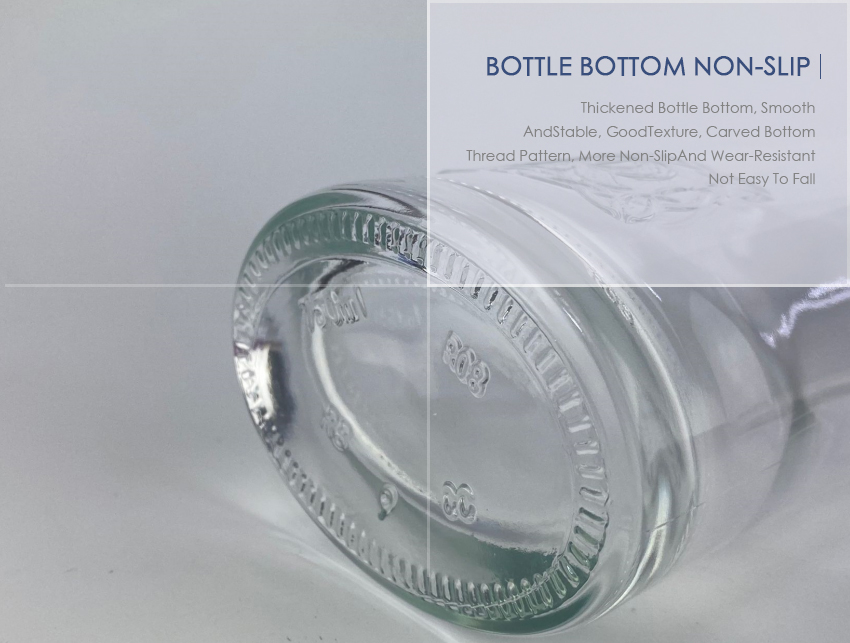 750ml Liquor Glass Bottle CY-867-Bottle Bottom Non-Slip