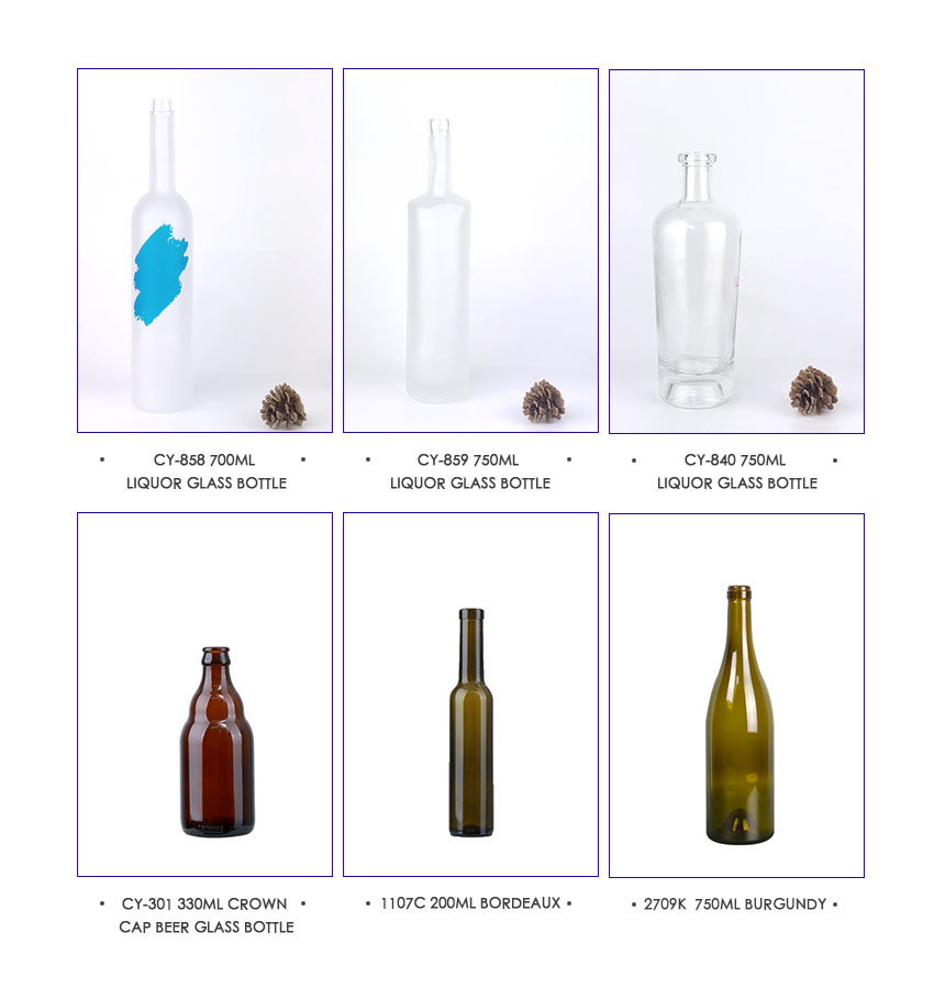 750ml Liquor Glass Bottle CY-857-Related Products
