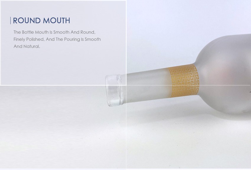 1000ml Liquor Glass Bottle CY-1020 - Round mouth