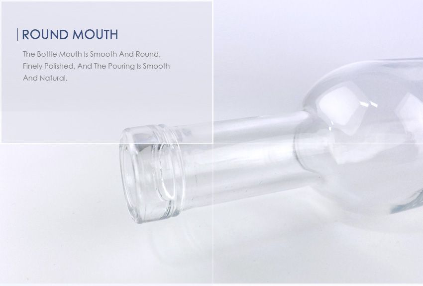 380ml Liquor Glass Bottle CY-755-Round Mouth