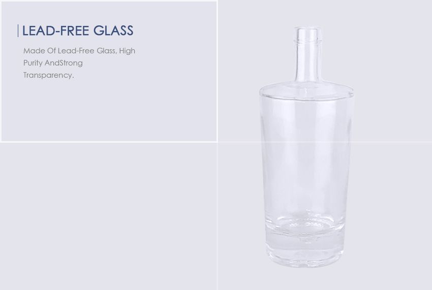 670ml Liquor Glass Bottle CY-844-Lead-Free Glass