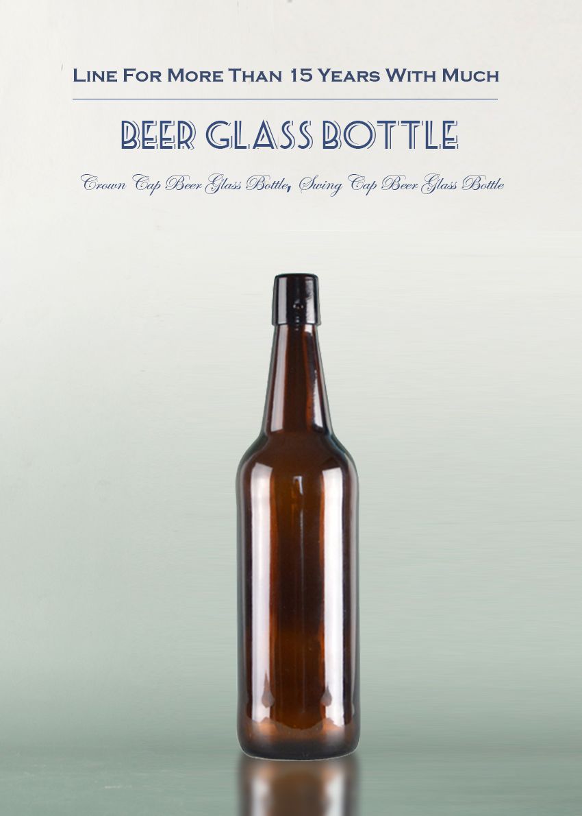 750ml Swing Cap Beer Glass Bottle CY-702-4