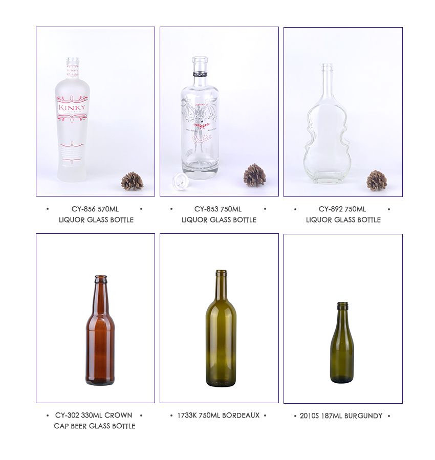 750ml Liquor Glass Bottle CY-842-Related Products-