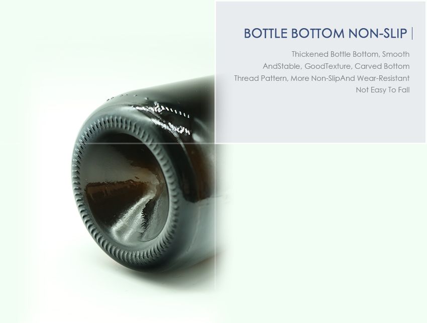 Red Wine Bottle Price-Bottle Bottom Non-SlipRed Wine Glass Bottle Manufacture
