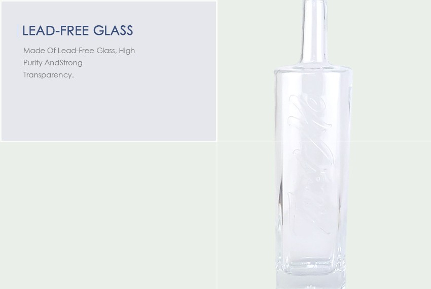 750ml Liquor Glass Bottle CY-880 - Lead-free glass