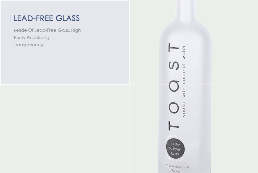 750ml Liquor Glass Bottle CY-873 - Lead-free glass