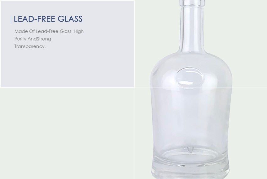 750ml Liquor Glass Bottle CY-876 - Lead-free glass