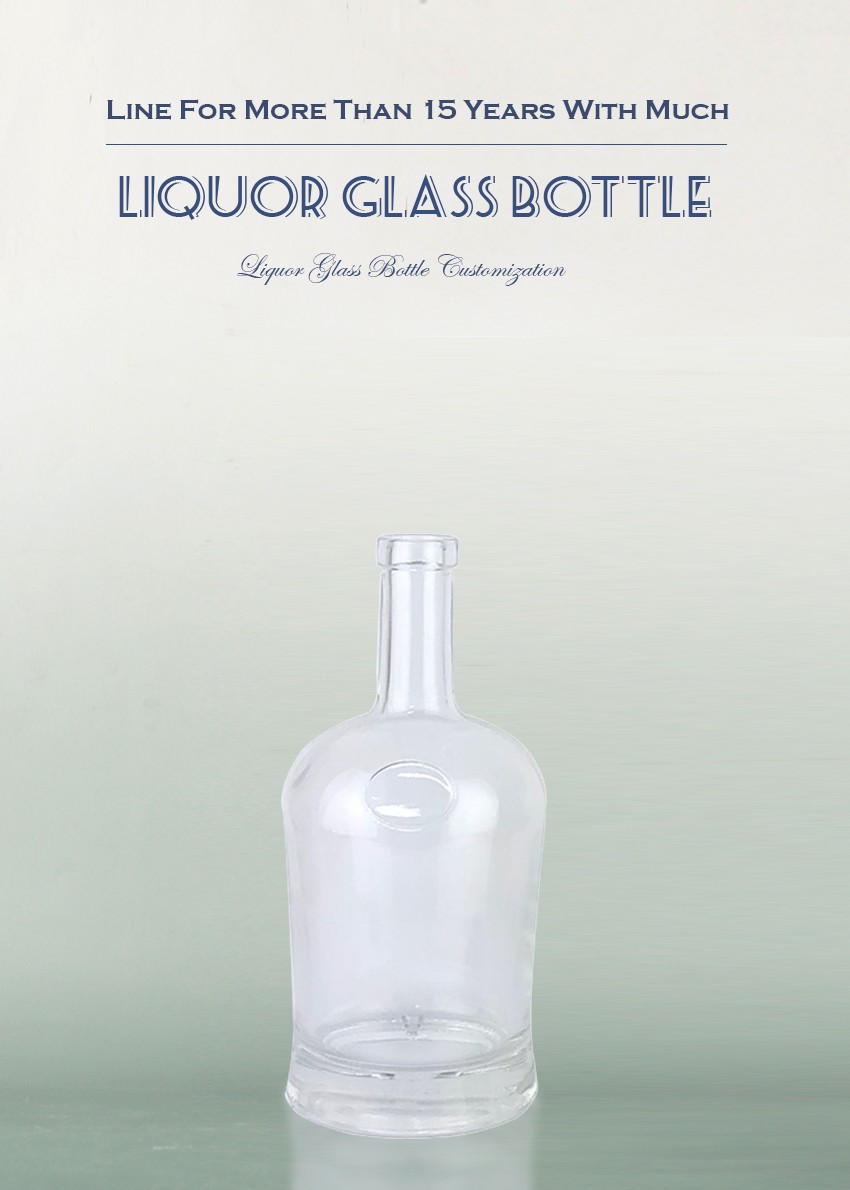 750ml Liquor Glass Bottle CY-876