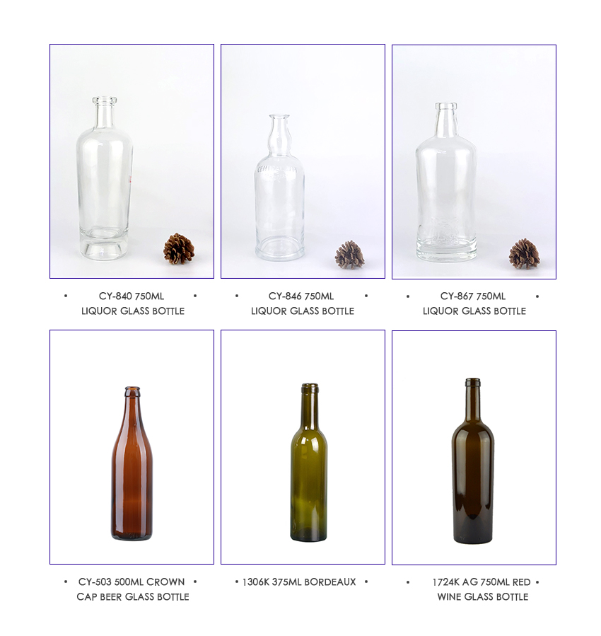 750ml Liquor Glass Bottle CY-864-Related Products