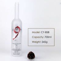 Bulk Customized 700ml High Quality Whisky Glass Bottles