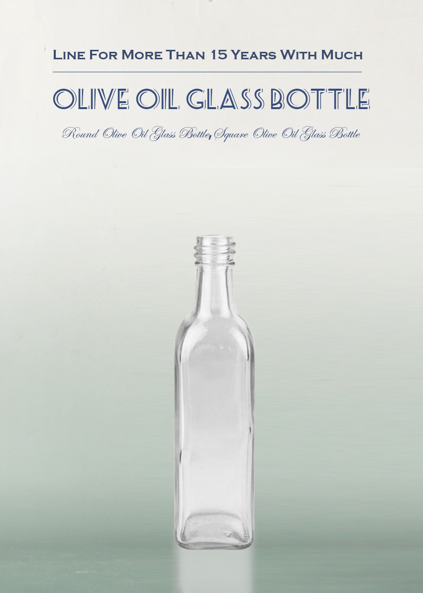 60ml Square Olive Oil Glass Bottle CY-6649S