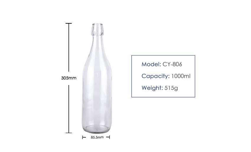 1000ml Beverage Bottle CY-806-Product Size