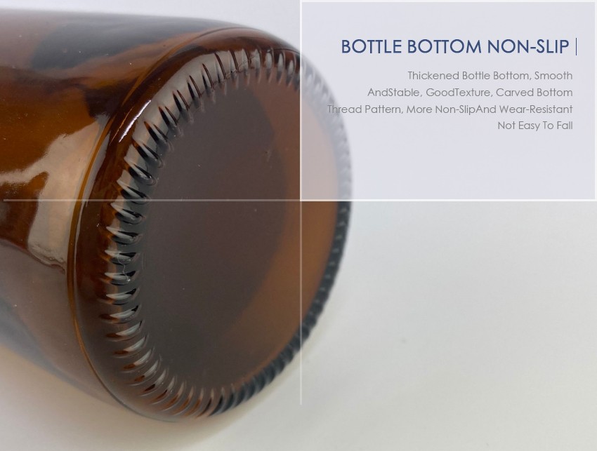 330ml Crown Cap Beer Glass Bottle CY-310-Bottle bottom non-slip