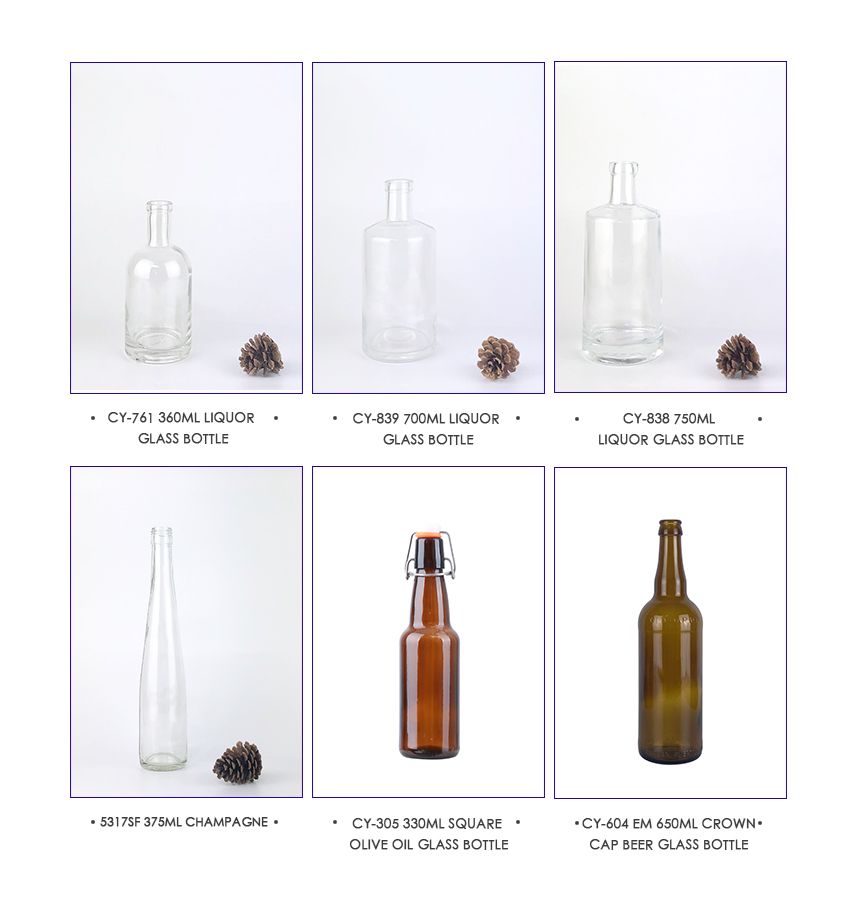 250ml Liquor Glass Bottle CY-754-Related Products