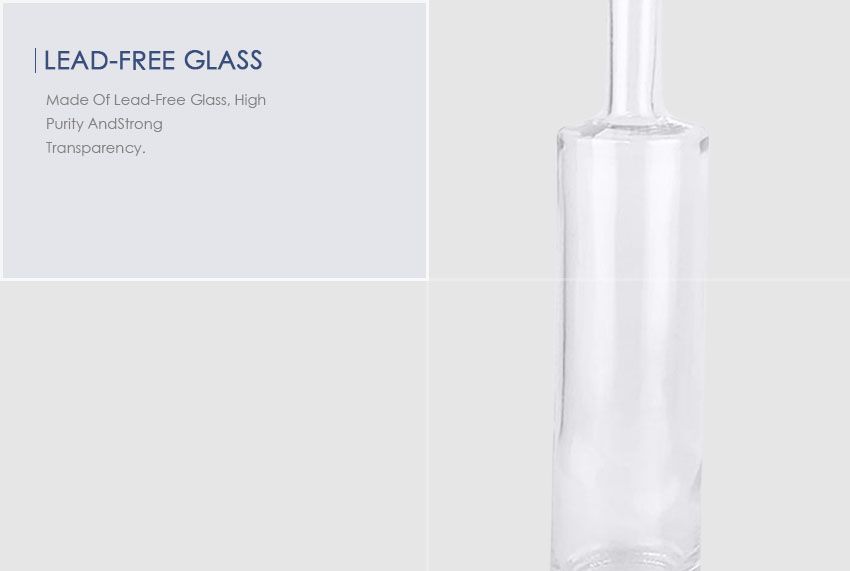500ml Liquor Glass Bottle CY-772-Lead-Free Glass