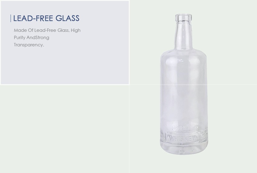 750ml Liquor Glass Bottle CY-869 - Lead-free glass