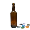 Wholesale 40 oz empty beer bottle with cap