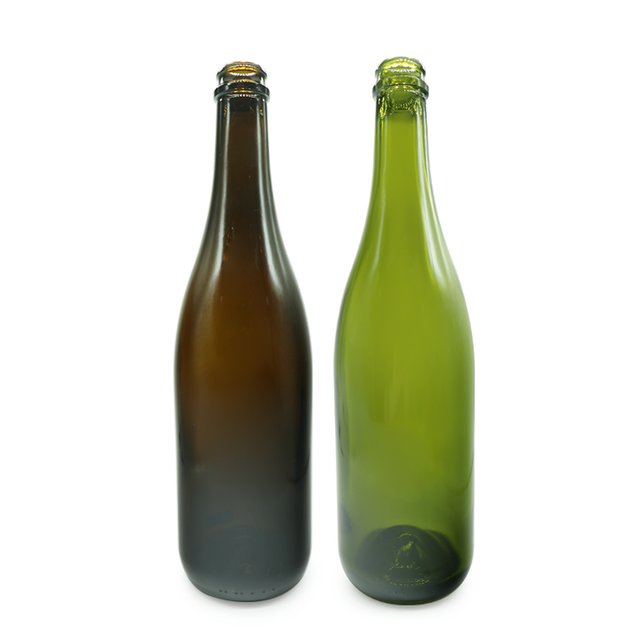 750ml Green Champagne Wine Bottles