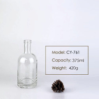 375ml Empty Glass Bottles for Alcohol CY-761