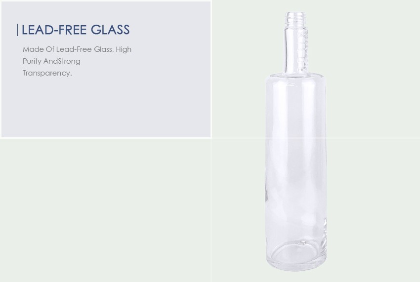 750ml Liquor Glass Bottle CY-878 - Lead-free glass