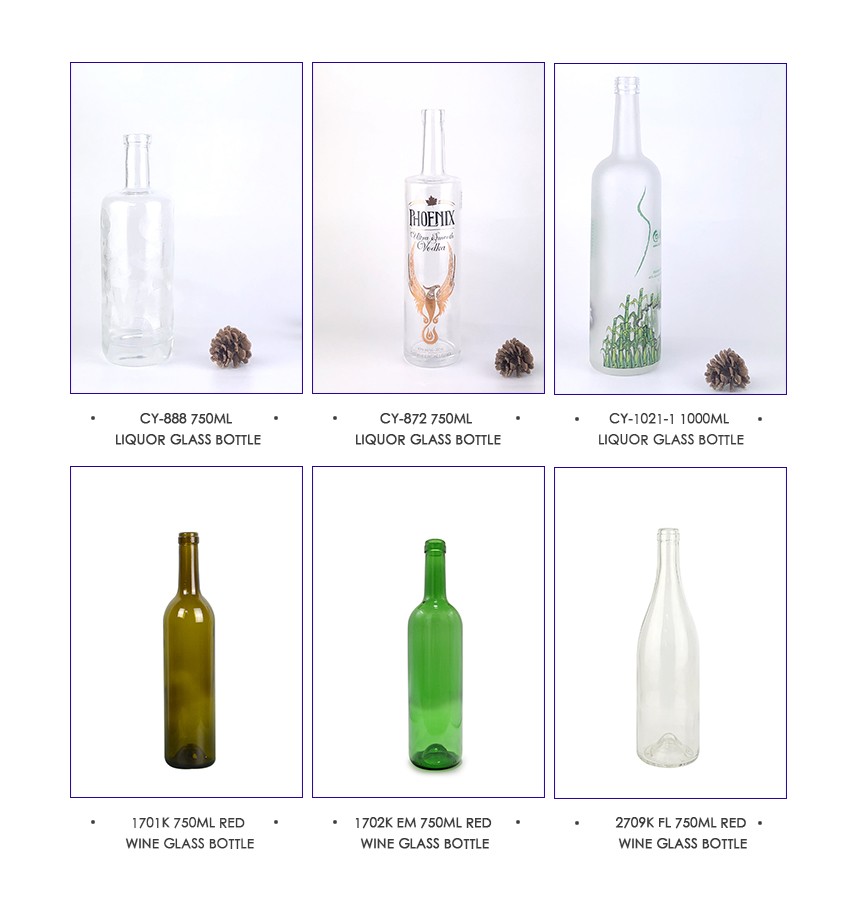 750ml Liquor Glass Bottle CY-877 - Related Products
