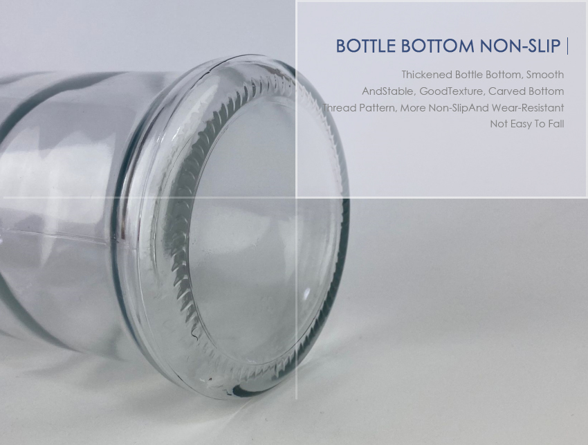 750ml Liquor Glass Bottle CY-864-Bottle Bottom Non-Slip