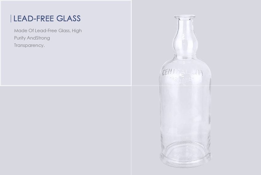 750ml Liquor Glass Bottle CY-846-Lead-Free Glass