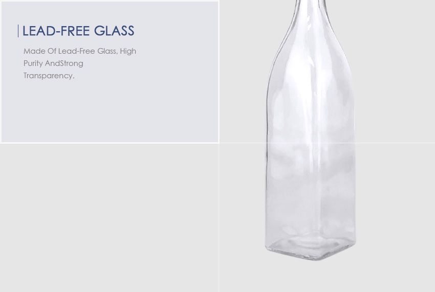 1000ml Beverage Bottle CY-805-Lead-Free Glass