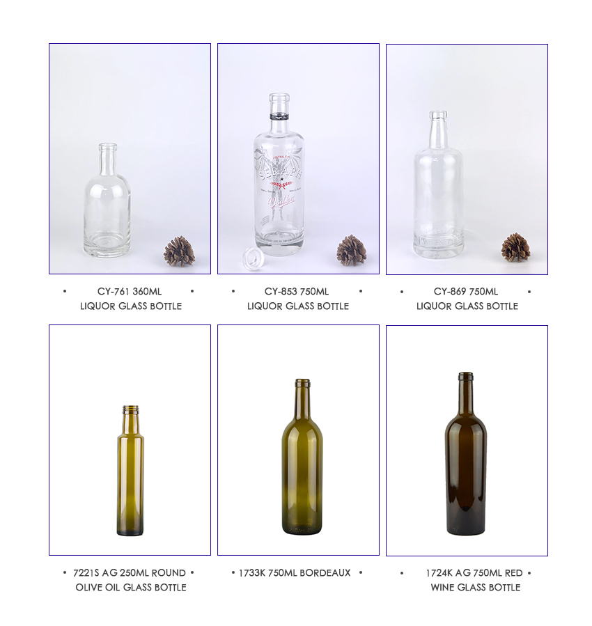 750ml Liquor Glass Bottle CY-871-Related Products