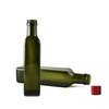 Dark Green Square Olive Oil Glass Bottle 250Ml