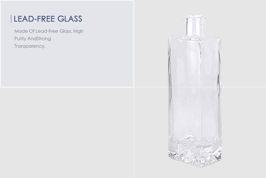 250ml Liquor Glass Bottle CY-753-Lead-Free Glass