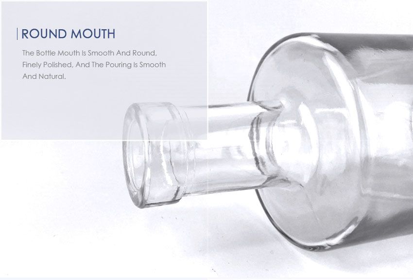 250ml Liquor Glass Bottle CY-754-Round Mouth