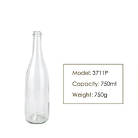 750ml Clear Empty Glass Wine Bottles Wholesale