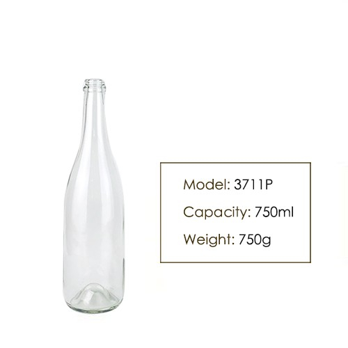 Wholesale 750ml Clear Champagne Bottles