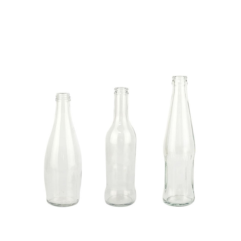 Chear glass beverage bottles with lids wholesale