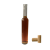 Frosted Clear Juice Ice Wine Bottle with Cork