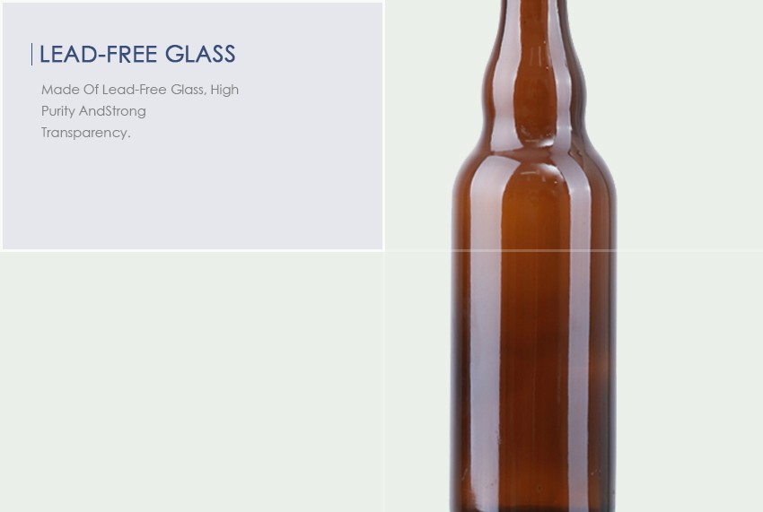 350ml Crown Cap Beer Glass Bottle CY-312 - Lead-free glass