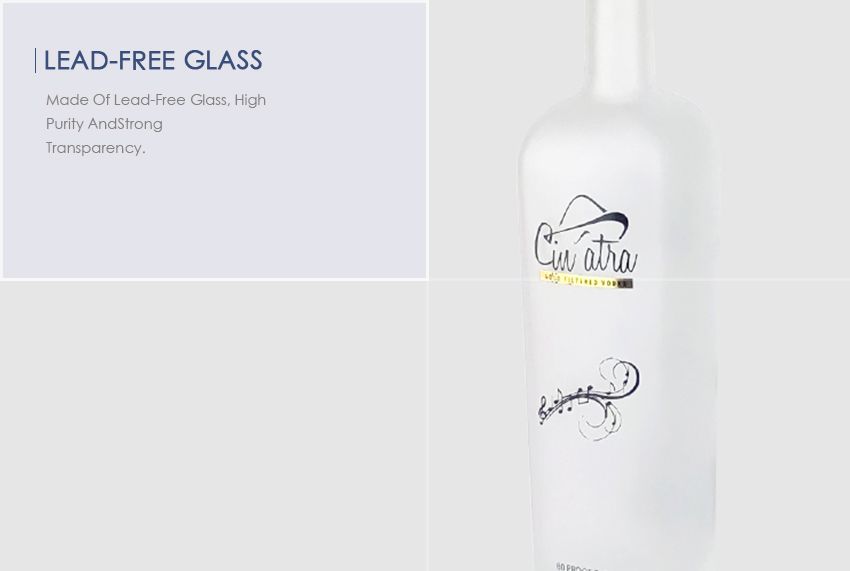750ml Liquor Glass Bottle CY-851-Lead-Free Glass