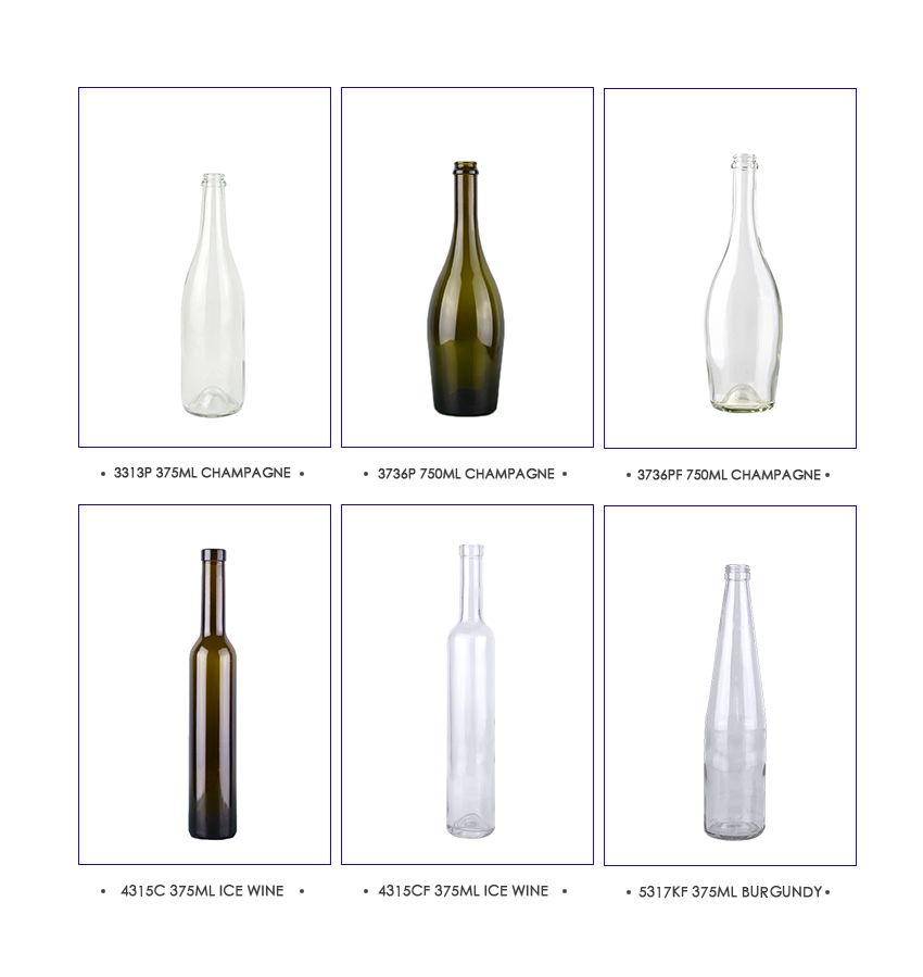 375ml Champagne Red Wine Glass Bottle 3313P-Related Products