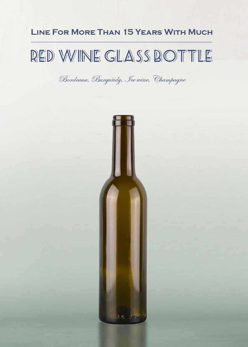 375ml Bordeaux Red Wine Glass Bottle 1306K-11