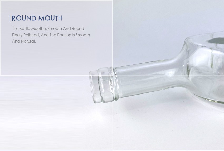 750ml Liquor Glass Bottle CY-892 - Round mouth