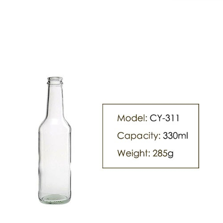 Cylinder Glass Water Tumbler 330ml, 1 Piece, Size: 330 mL, Clear