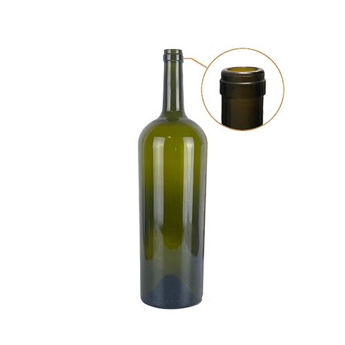 Dark Green Red Wine Bottle