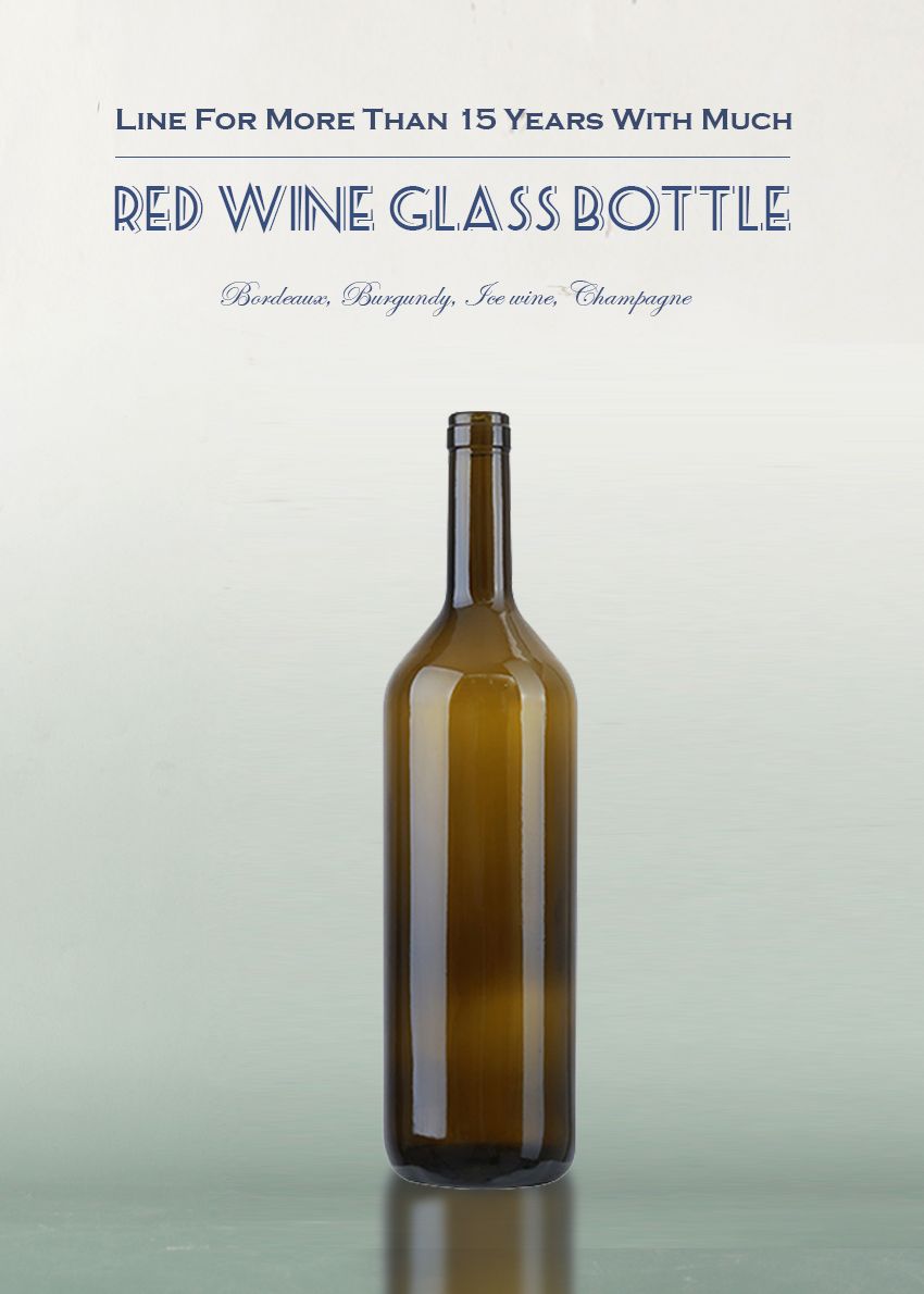 1000ml Bordeaux Red Wine Glass Bottle 1835K
